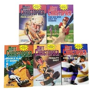 5 Sports Novels for kids by Matt Christopher